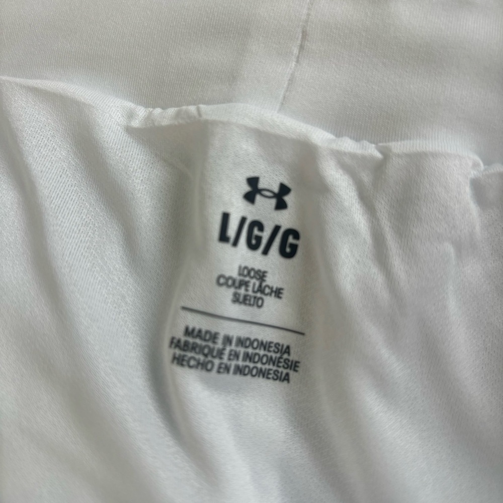 Under Armour NWT Run Anywhere White Shorts Size Large - Picture 7 of 10